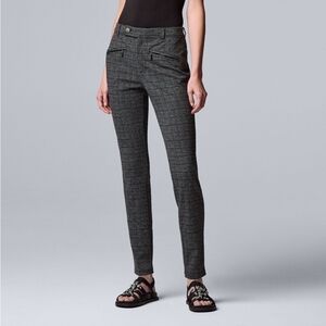 Simply Vera Vera Wang High Rise Ponte Skinny Pants